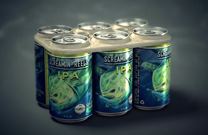 Brewery Developed Edible Six-Pack Holder